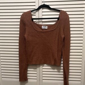 Old Navy Tan Ribbed Sweater